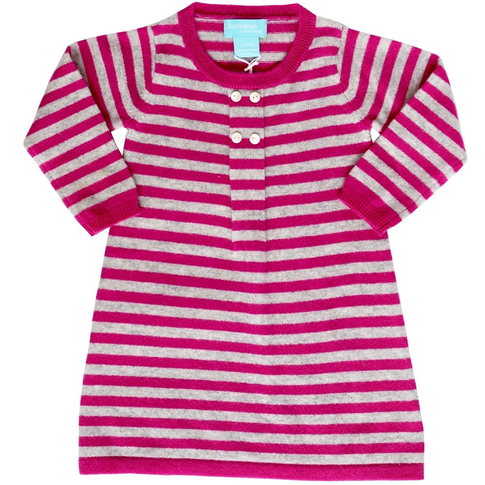 Bambeeno cashmere stripe dress